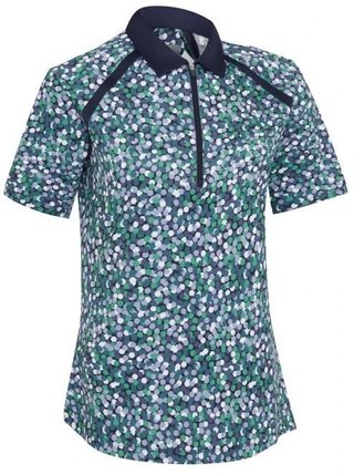 Callaway Hexagon Geo Raglan polo femme, peacoat