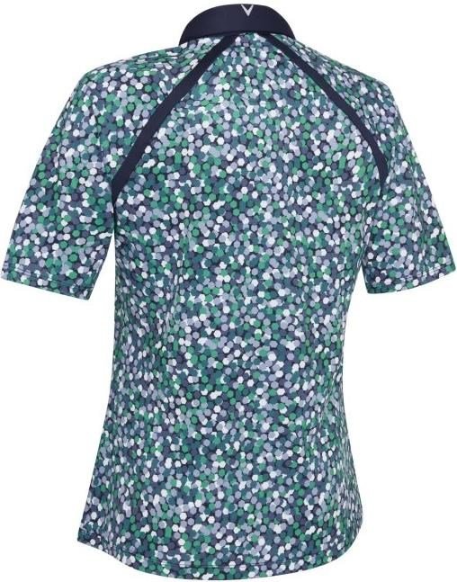 Callaway Hexagon Geo Raglan polo femme, peacoat