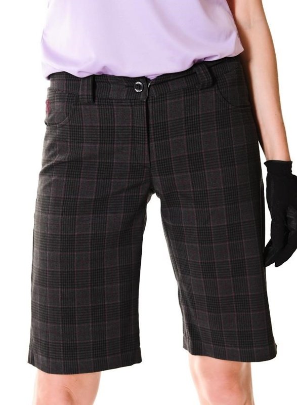 Tony Trevis ladies shorts, gris foncé