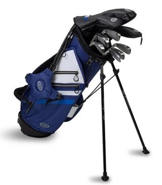 U.S. Kids Golf TS5-57 (145cm) 10-Club set de golf junior, graphite + sac trépied, marine/blanc