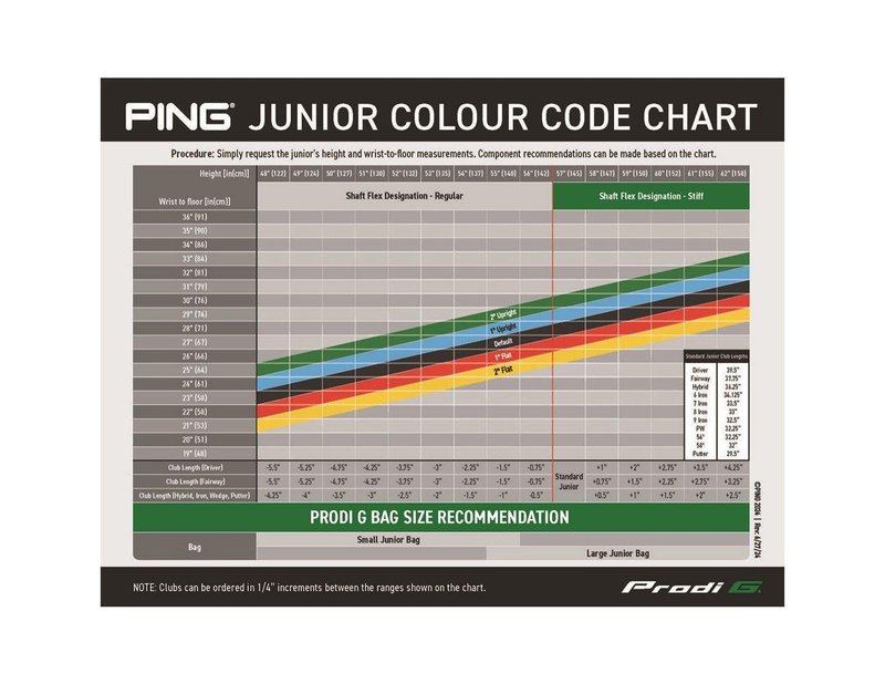 PING Prodi G Tyne H junior putter, acier
