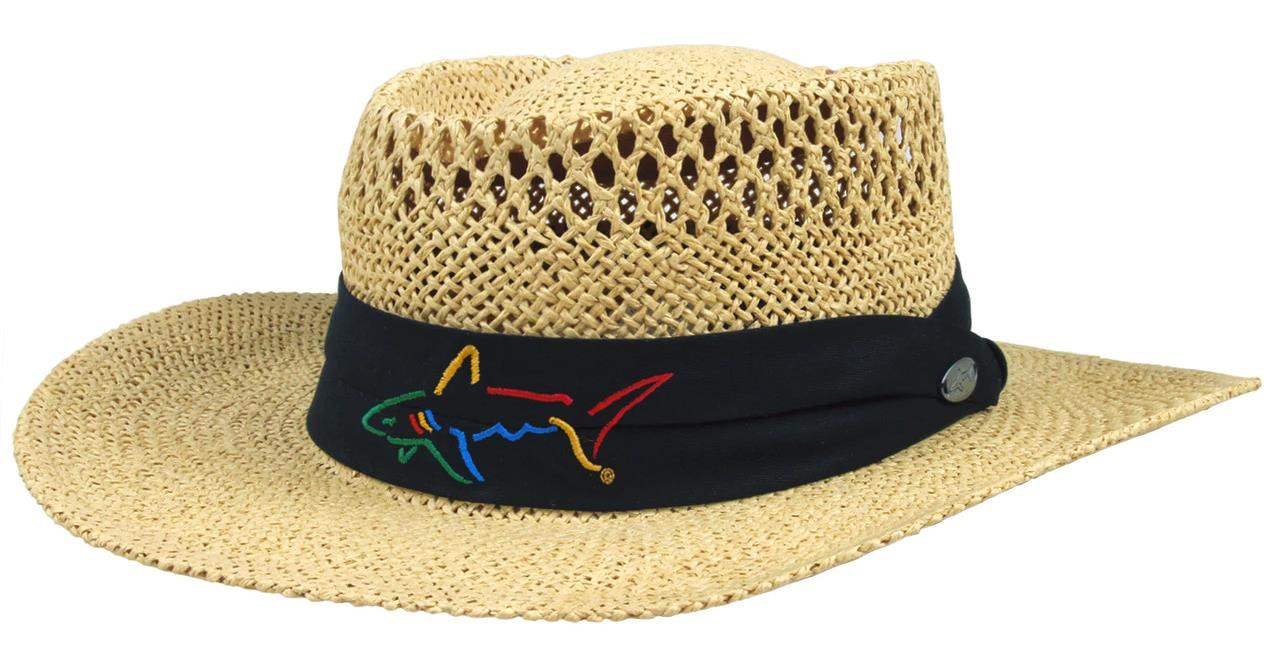 Greg Norman Signature chapeau de paille, naturel