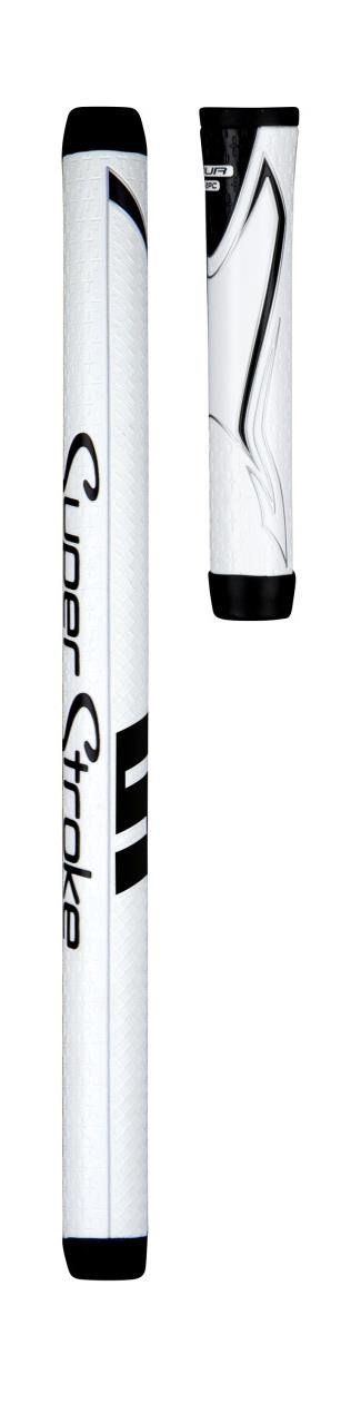 Super Stroke SuperStroke Zenergy Tour 1.0 grip de putter, blanc/noir (2pcs)