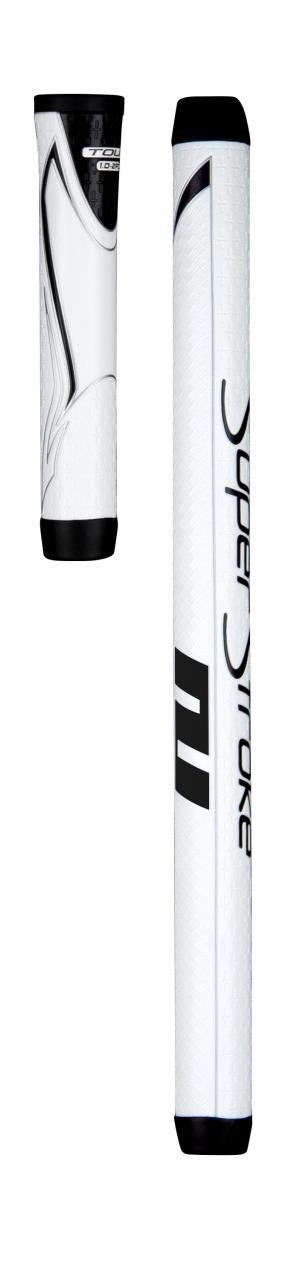 Super Stroke SuperStroke Zenergy Tour 1.0 grip de putter, blanc/noir (2pcs)