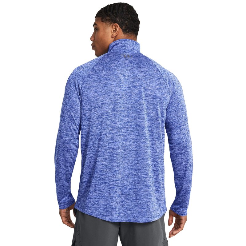 Under Armour Tech 2.0 1/2 Zip t-shirt manches longues homme, royal white