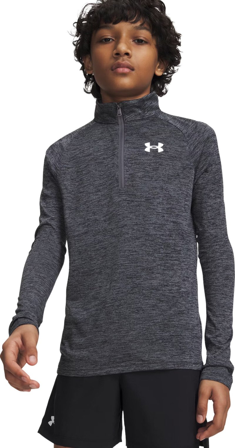 Under Armour Tech 2.0 1/2 Zip sweat junior, gris