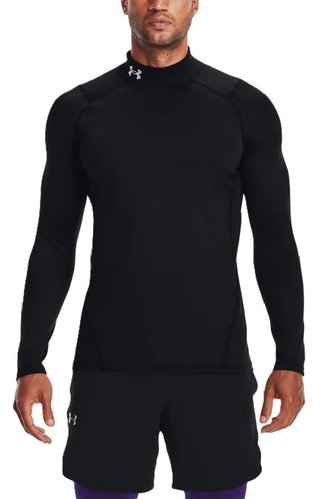Under Armour CG Armour Fitted Mock t-shirt homme, noir