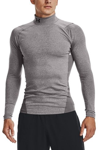 Under Armour CG Armour Fitted Mock t-shirt homme, gris