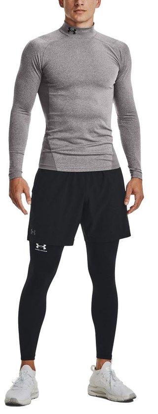 Under Armour CG Armour Fitted Mock t-shirt homme, gris