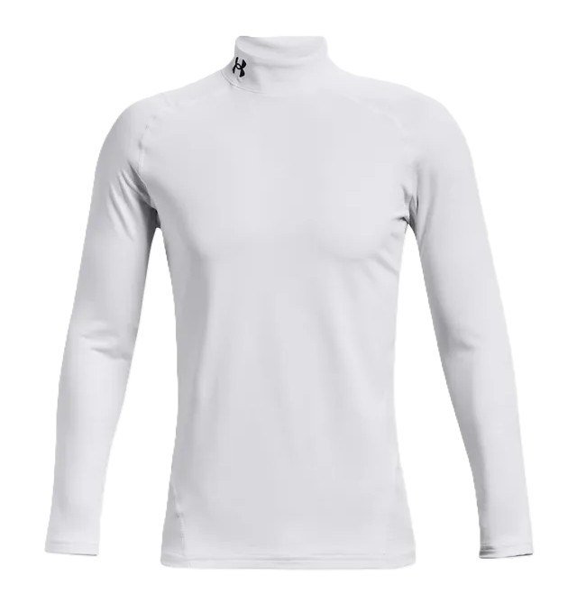 Under Armour CG Armour Fitted Mock t-shirt homme, blanc