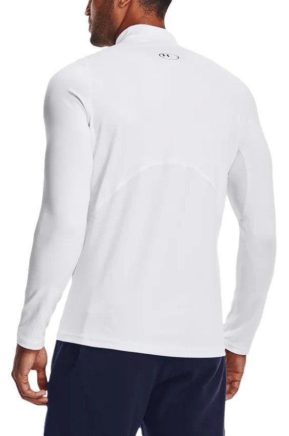 Under Armour CG Armour Fitted Mock t-shirt homme, blanc