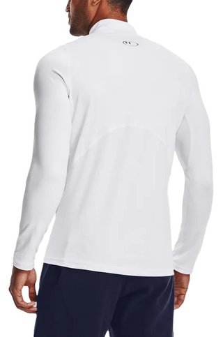 Under Armour CG Armour Fitted Mock t-shirt homme, blanc