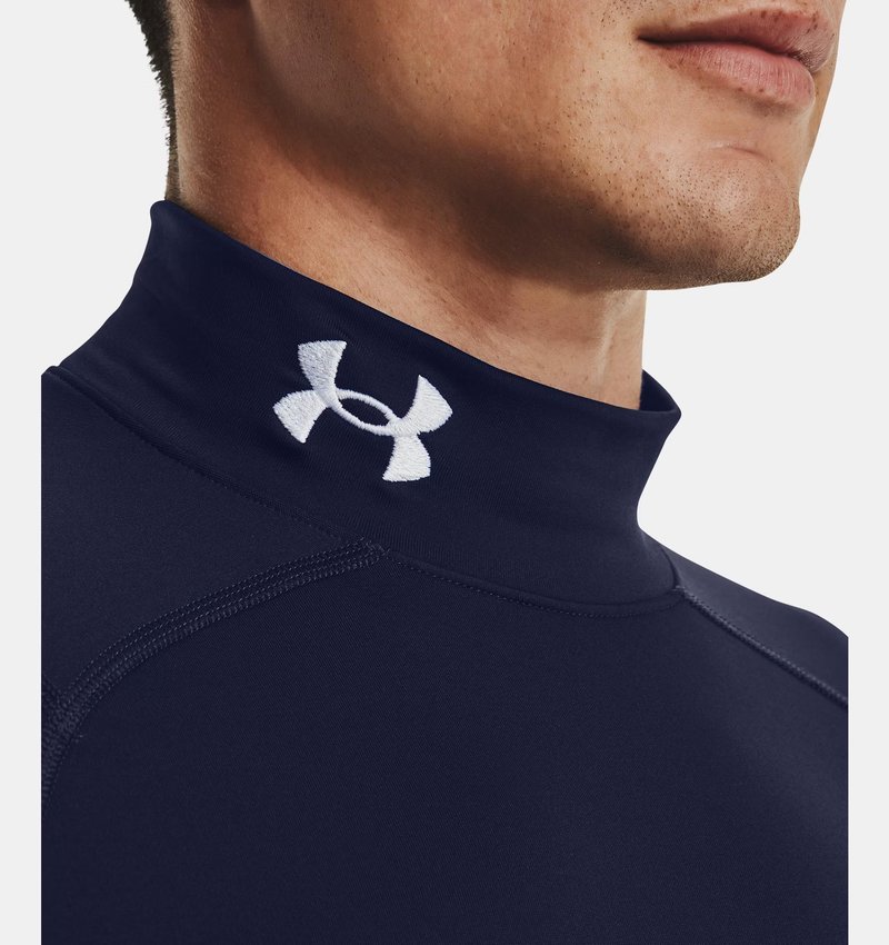 Under Armour ColdGear® Compression Mock top homme, bleu