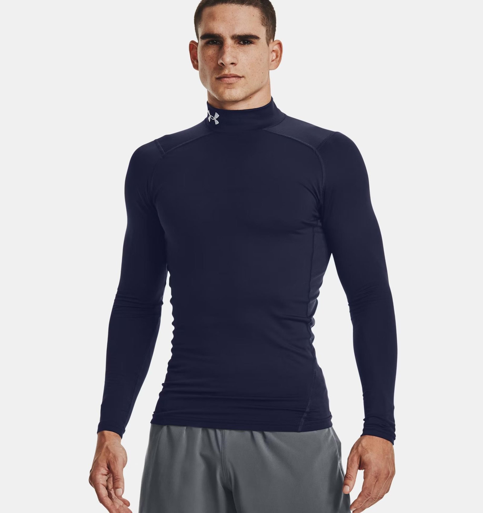 Under Armour ColdGear® Compression Mock top homme, bleu