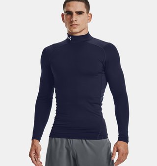 Under Armour ColdGear® Compression Mock top homme, bleu