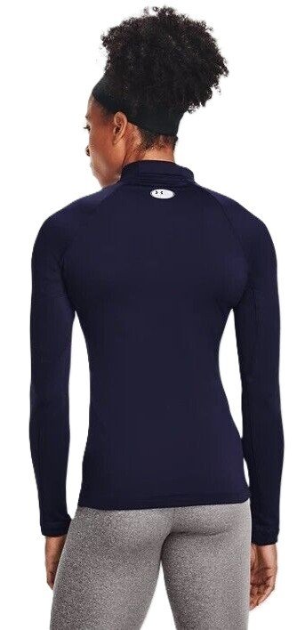 Under Armour Authentics Mockneck sous-vêtement thermique femme, bleu