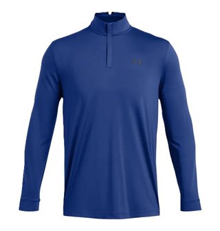 Under Armour Playoff 1/4 Zip sweat homme, tech blue/black