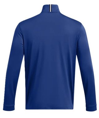 Under Armour Playoff 1/4 Zip sweat homme, tech blue/black