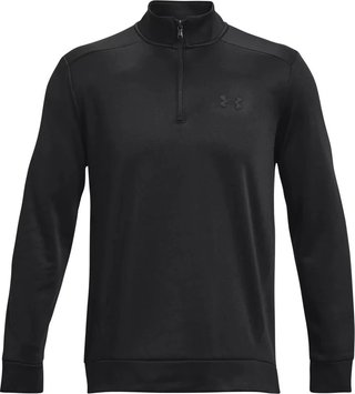 Under Armour Fleece 1/4 Zip sweat homme, noir