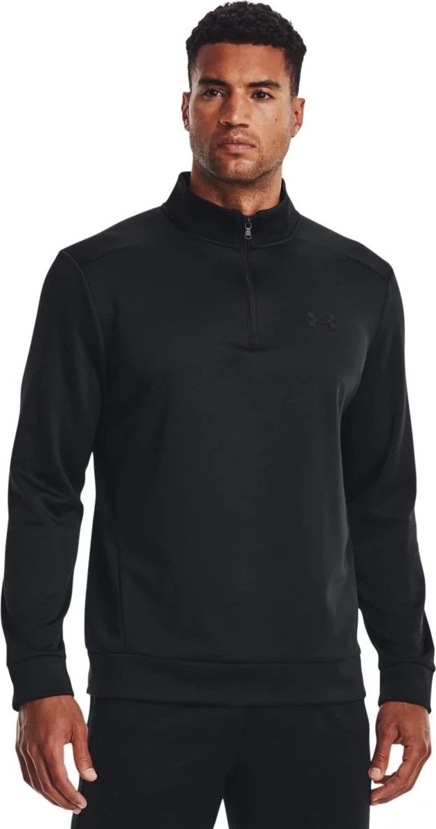 Under Armour Fleece 1/4 Zip sweat homme, noir
