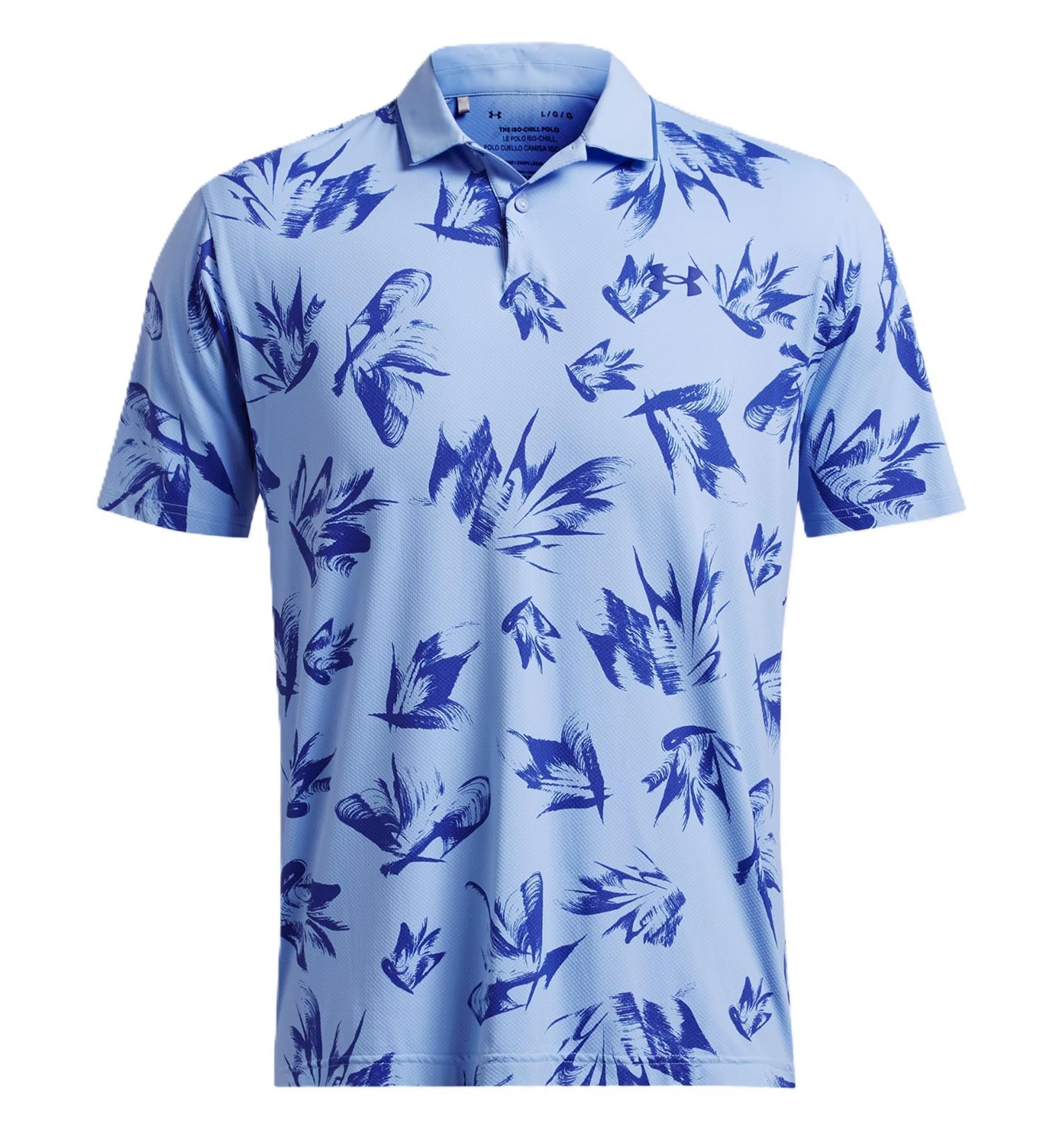 Under Armour Iso-Chill Edge polo homme, horizon blue/tech blue