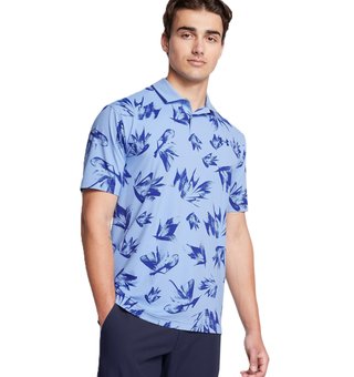 Under Armour Iso-Chill Edge polo homme, horizon blue/tech blue