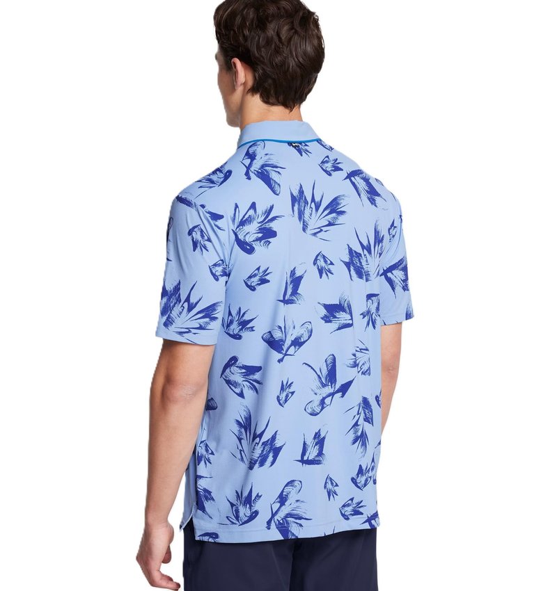 Under Armour Iso-Chill Edge polo homme, horizon blue/tech blue