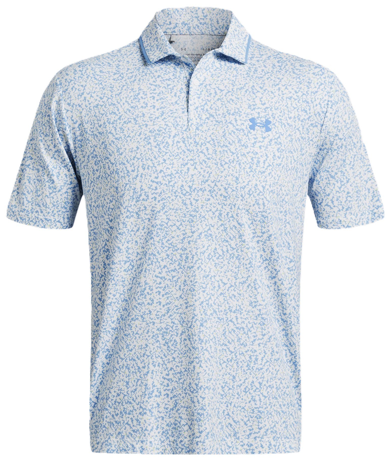 Under Armour Iso-Chill Verge polo homme, blanc/bleu rétro