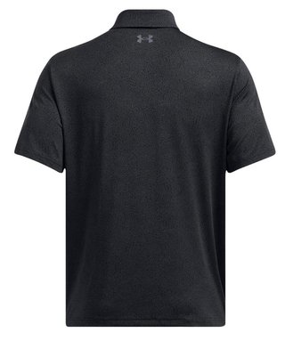 Under Armour Playoff 3.0 Printed polo homme, noir/anthracite/castlerock