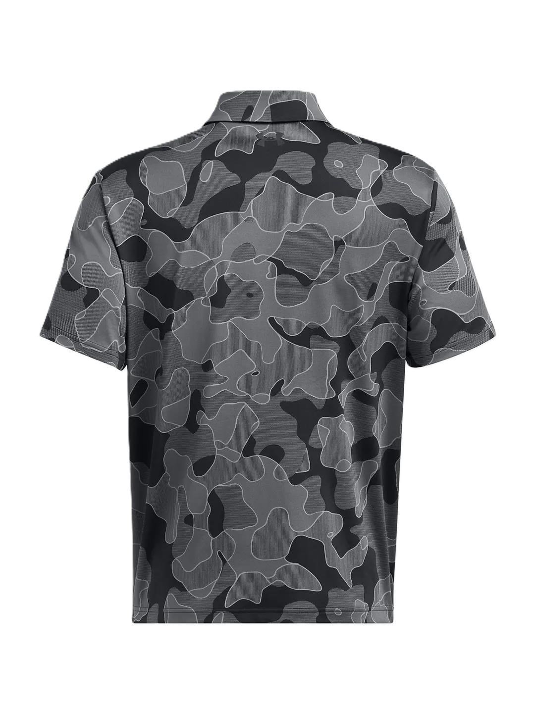Under Armour Playoff 3.0 Printed polo homme, noir