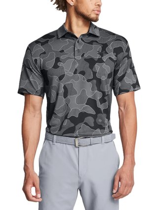 Under Armour Playoff 3.0 Printed polo homme, noir
