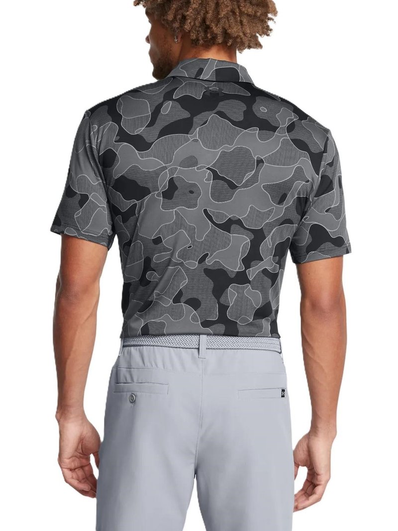 Under Armour Playoff 3.0 Printed polo homme, noir