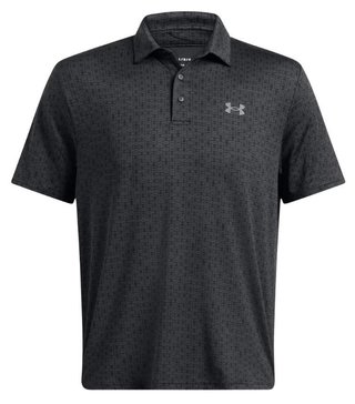 Under Armour Playoff 3.0 Printed polo homme, anthracite/black/castlerock