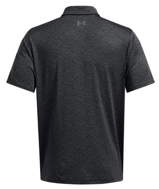 Under Armour Playoff 3.0 Printed polo homme, anthracite/black/castlerock