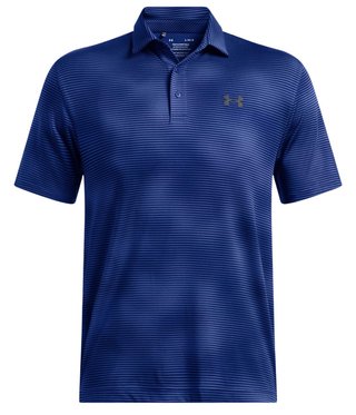 Under Armour Playoff 3.0 Printed polo homme, bleu/noir