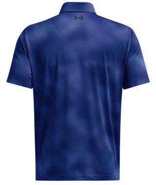 Under Armour Playoff 3.0 Printed polo homme, bleu/noir