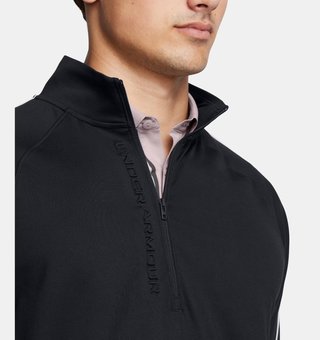 Under Armour Storm Midlayer 1/2 Zip sweat homme, noir/blanc
