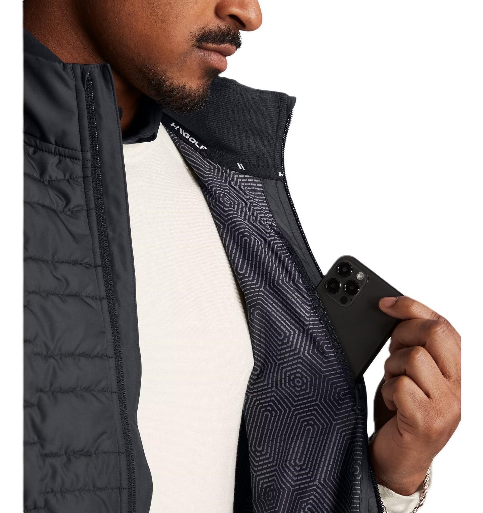 Under Armour Drive Pro Insulated veste homme, noir/argent métallique