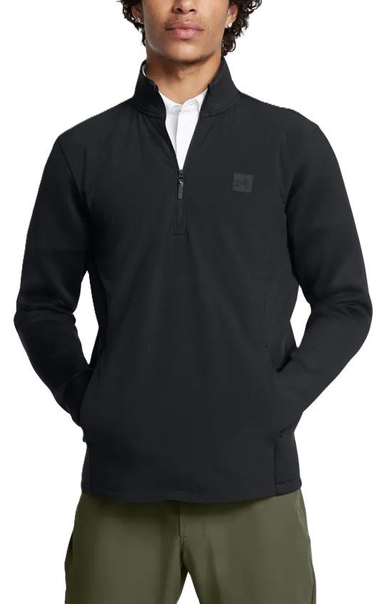Under Armour Drive Pro Storm Hybrid 1/2-Zip sweat homme, noir