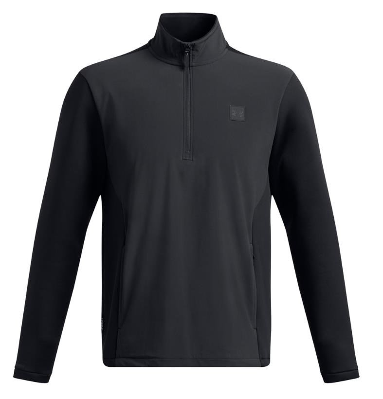 Under Armour Drive Pro Storm Hybrid 1/2-Zip sweatshirt homme, anthracite/noir/argent métallique