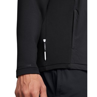Under Armour Drive Pro Storm Hybrid 1/2-Zip sweatshirt homme, anthracite/noir/argent métallique