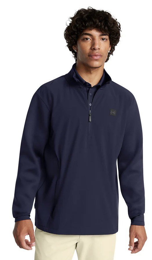 Under Armour Drive Pro Storm Hybrid 1/2-Zip sweatshirt homme, midnight navy