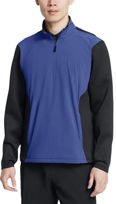 Under Armour Drive Pro Storm Hybrid 1/2-Zip sweatshirt homme, bleu