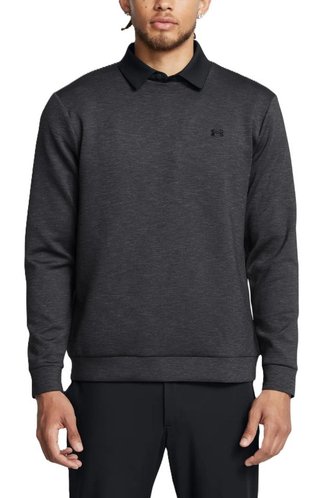 Under Armour Drive Midlayer Crew sweat-shirt homme, noir
