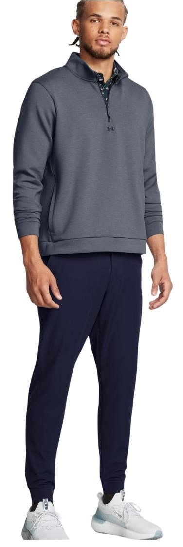 Under Armour Drive pull-over homme, downpour gray/gravel/black