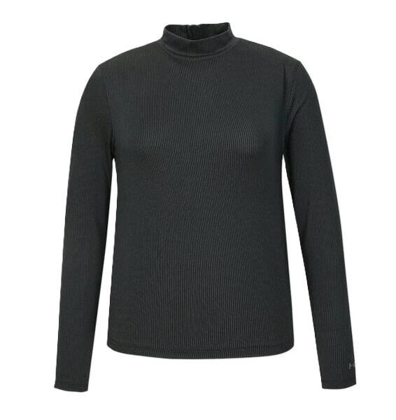 Under Armour Drive Long Sleeve Mock t-shirt femme manches longues, noir