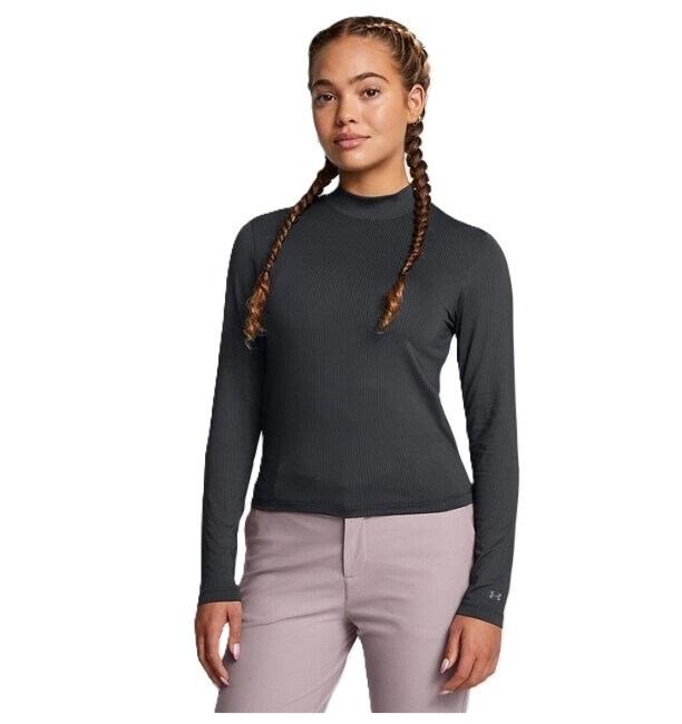 Under Armour Drive Long Sleeve Mock t-shirt femme manches longues, noir