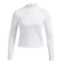 Under Armour Drive Long Sleeve Mock t-shirt femme, blanc