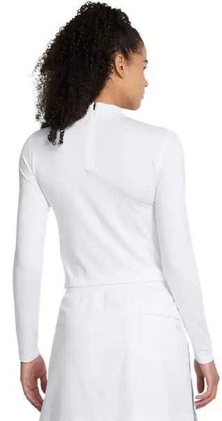 Under Armour Drive Long Sleeve Mock t-shirt femme, blanc