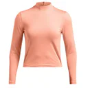 Under Armour Drive Long Sleeve Mock t-shirt femme manches longues, orange flamboyant